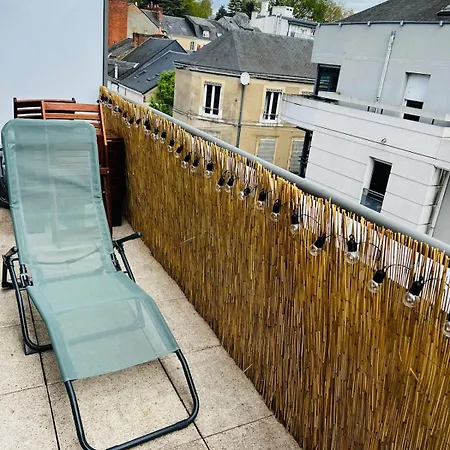 Refait A Neuf, Centre Du Mans Et Terrasse Privee לה מאנש